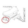 Metal Right Trunk Lid Lift Support Shock Tension Spring for E60