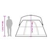 4 Person Camping Tent Green Waterproof
