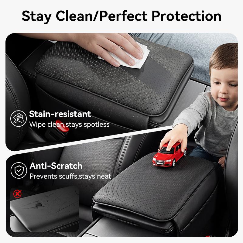 YZ For Tesla Model 3 Y Highland Juniper Car Armrest Pad Soft Case Center Console Box Cover Aanti-scratch 2021-2026 Accessories
