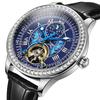 Top Brand Luxury Men's Mechanical Watch Luminous Leather Strap Waterproof Man Watch Top Brand Luxury Business Watch For Men