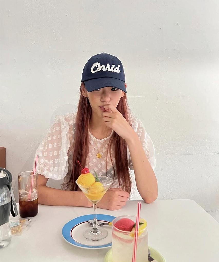 ONRIDPROJECT Applique Twill Logo Ball Cap - Navy