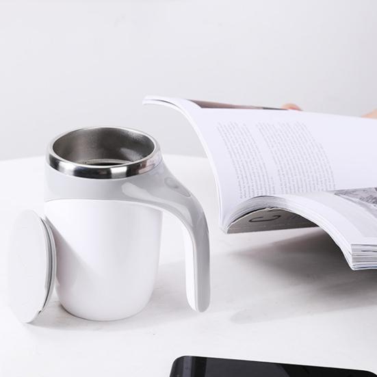 Self Stirring Coffee Mug USB Rechargeable Electric Blender Cup Automatic Mixing Cup for Home Office Travel Hot Cold Drinks