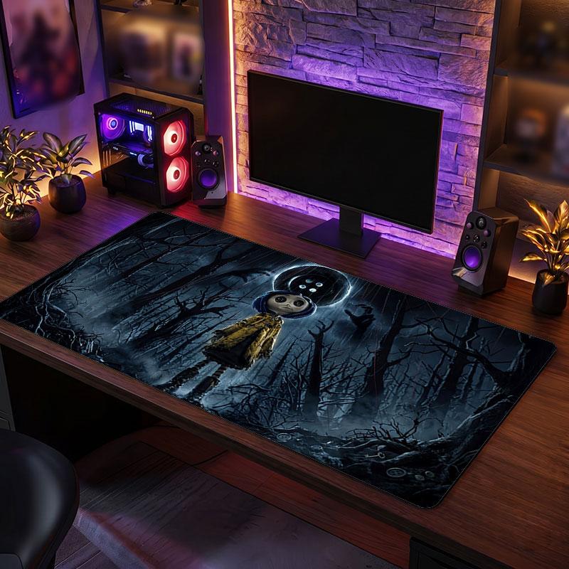 Big Mouse PadCoraline Other Mother Extended Soft Desk Mat Gaming Office Computer Table Decor Mat