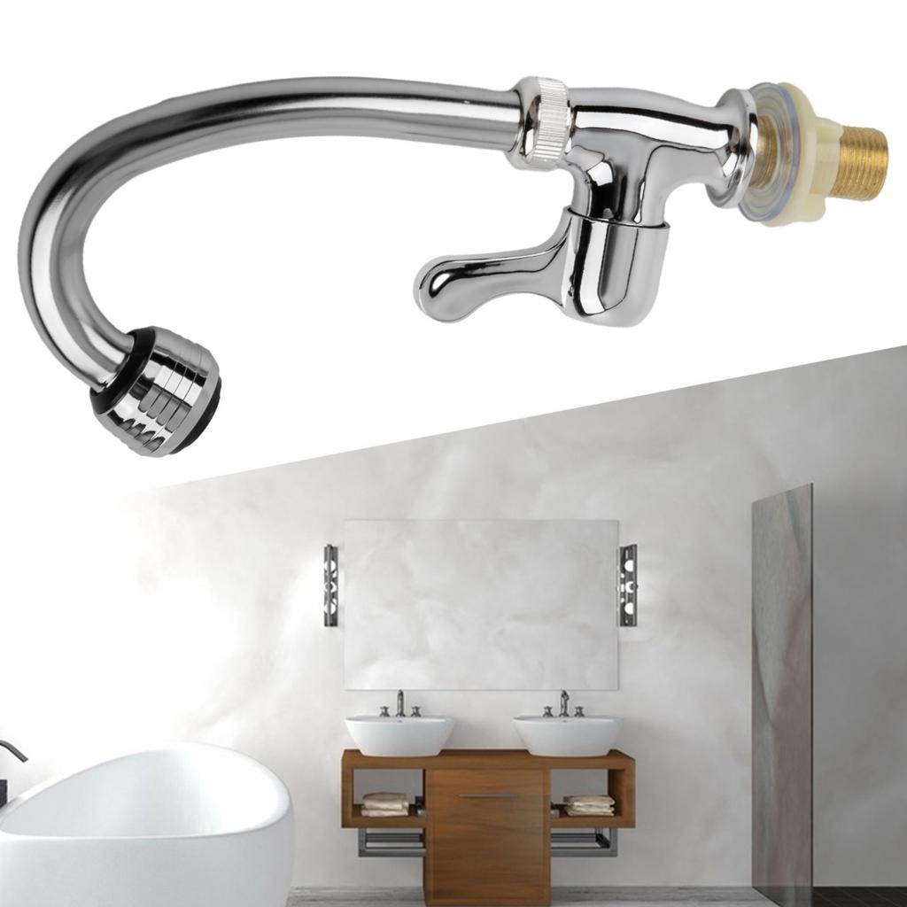 1pc Kitchen Faucet Sink Faucet 360° Rotation Plastic Steel