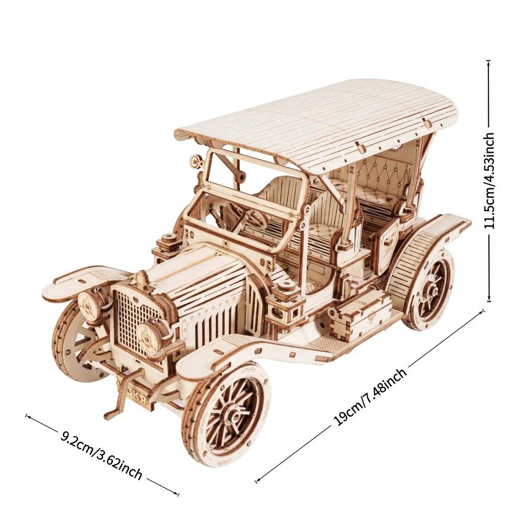 ROKR Vintage Car 3D Wooden Puzzle MC801