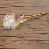 Simulation Golden Foil Rose Flower Safe Gold Foil Rose Pendant  Flower Party Supplies