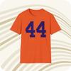Men's and Women's T-shirts Ernie Davis Syracuse Orange #44 NCAA Jersey T-Shirt - Front & Back Print
