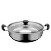 ZISIZ 30CM 304 Stainless Steel Multi-Purpose Hot Pot