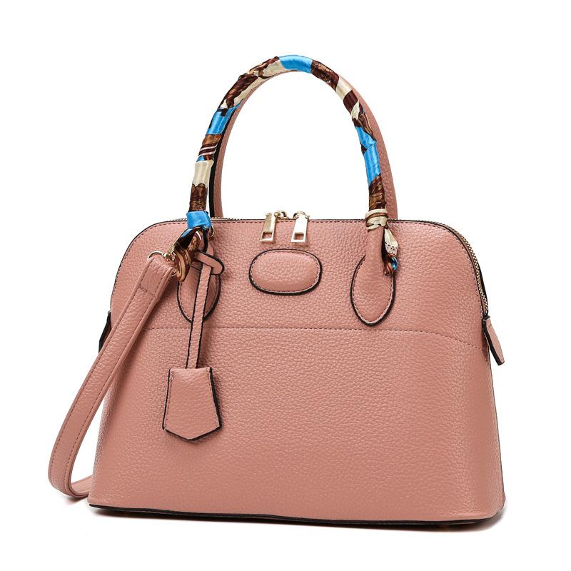 New retro large-capacity women's shoulder handbag textured messenger bag versatile shell bag