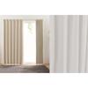 Univer Width 100cm X Length 210cm stasyst-IV100210 Curtains, Ivory,