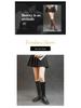 Women's Retro Leather Over-the-Knee Boots with Thick Sole and Velvet Lining - Versatile High-Top for Autumn/Winter