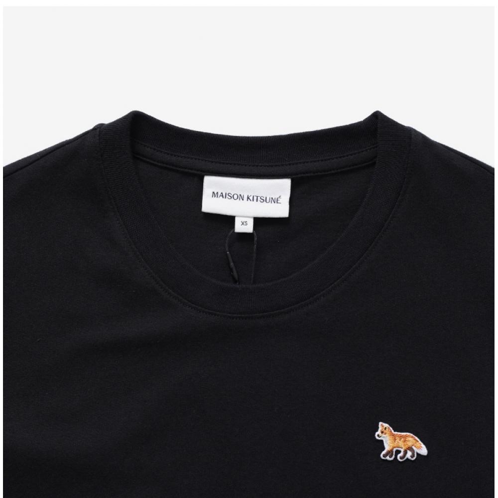 MaiSon KitSune Mw00110kj0008 P199 Baby Fox Patch Women S Short Sleeve Tee