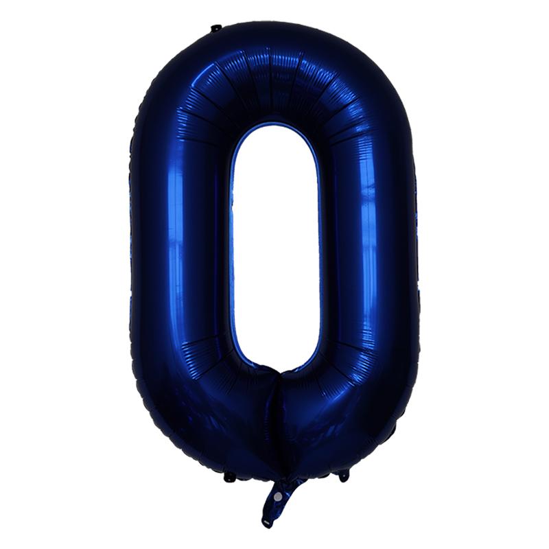 40 Zoll Dunkelblau Zahlen Folienballon 0-9 Digital Globos Kinder Geburtstagsfeier Dekoration Babyparty Spielzeug Kinder Abschlussgeschenke