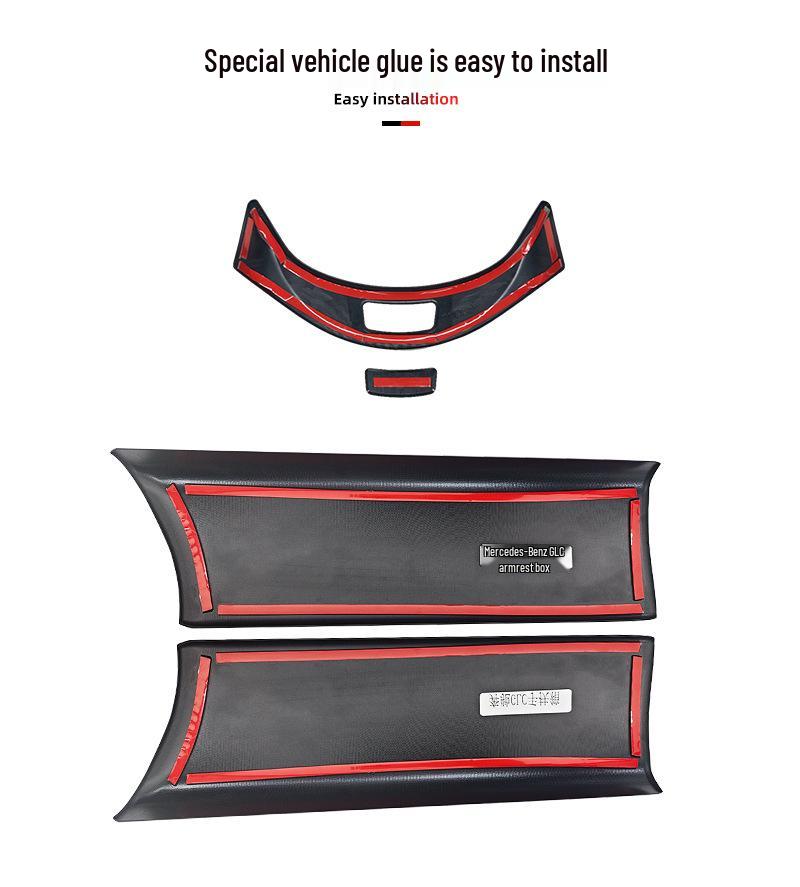 Naklejka dekoracyjna na pokrywę podłokietnika Mercedes-Benz Klasy C/GLC