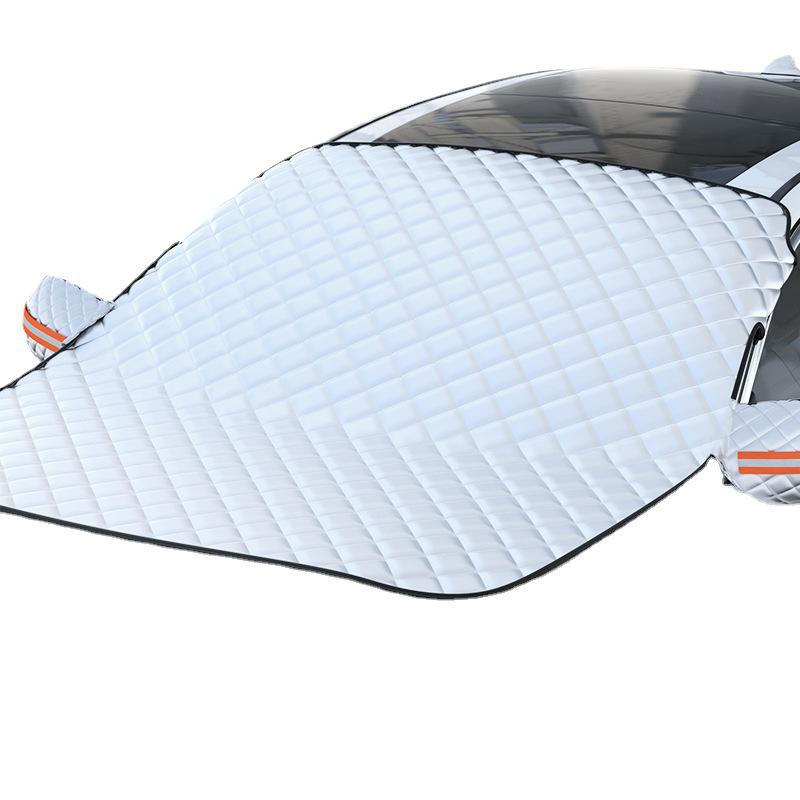 Magnetic Thickened Car Snow Cover: Front Windshield and Half Cover Protection