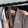 1pc Hidden Storage Hanger Bag - Black Fabric/Polyester Organizer for Money, Documents, Bills, Watches & More - Secure & Discreet Wardrobe Solution