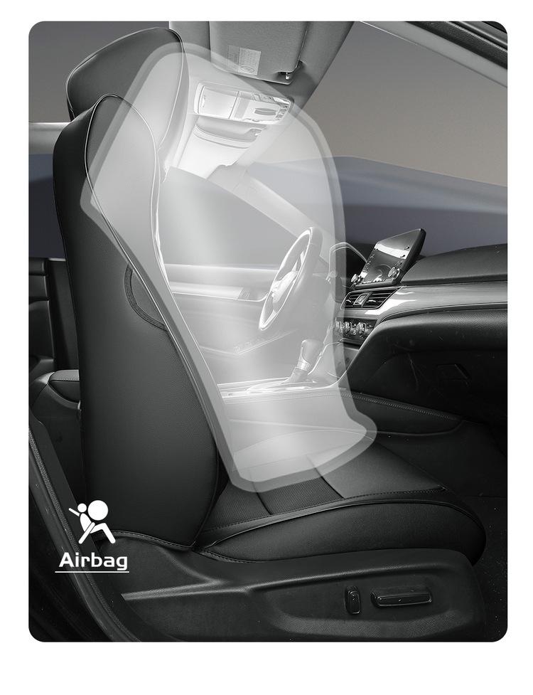 Accord Tenth Gen Leather Seat Cushion - Universal Fit, Four Seasons, Five-Seat.