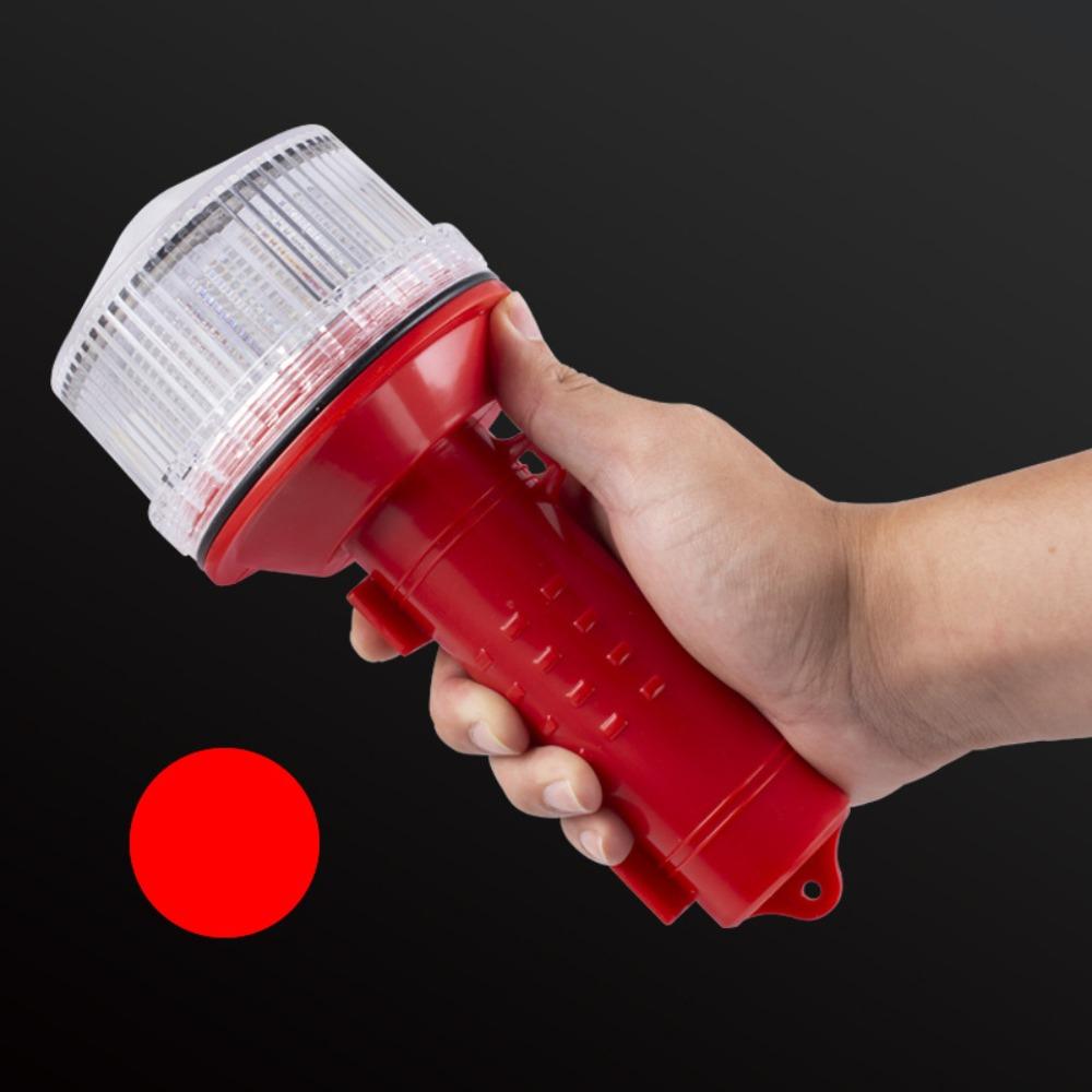 

Портативный пластиковый солнечный сетевой маркерный свет Водонепроницаемое наружное освещение Солнечные лампы Солнечная зарядка Мигающий якорный свет Наружный красный