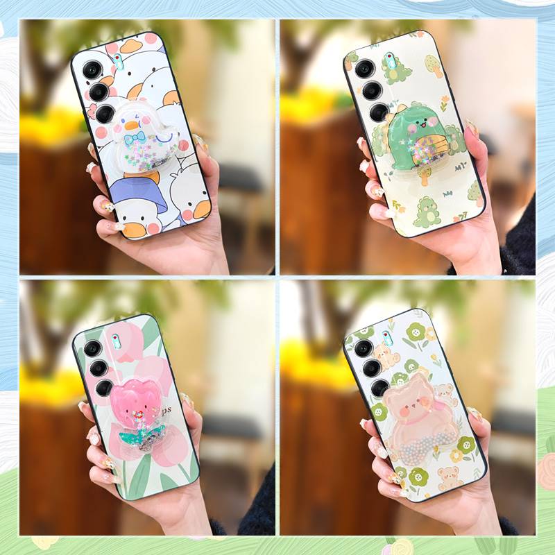 TPU Phone Lens Protection Phone Case For Tecno Camon40 4G/CM5 Waterproof Skin Feel Silicone Back Cover Simplicity Cute
