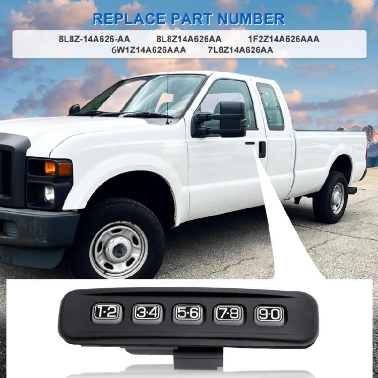 Replace 8L8Z-14A626-AA 8L8Z14A626AA Left Driver Door Keyless Entry Number Keypad Password Lock Switch Auto Accessory
