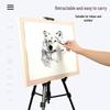 Portable Hand-Cranked Folding Easel for Art Students
