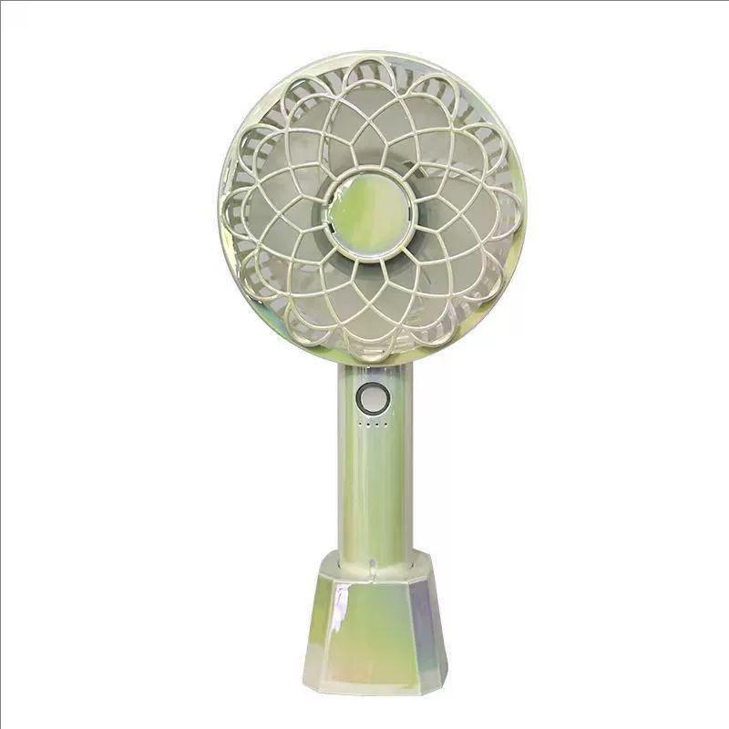 

Yizhun Snowflake Handheld Fan: Portable, Color-Plated, Rechargeable, Compact Desktop Fan for Summer 220x105x53.6