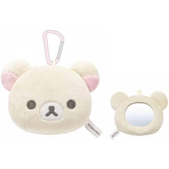 Rilakkuma fluffy mirror mascot Korilakkuma
