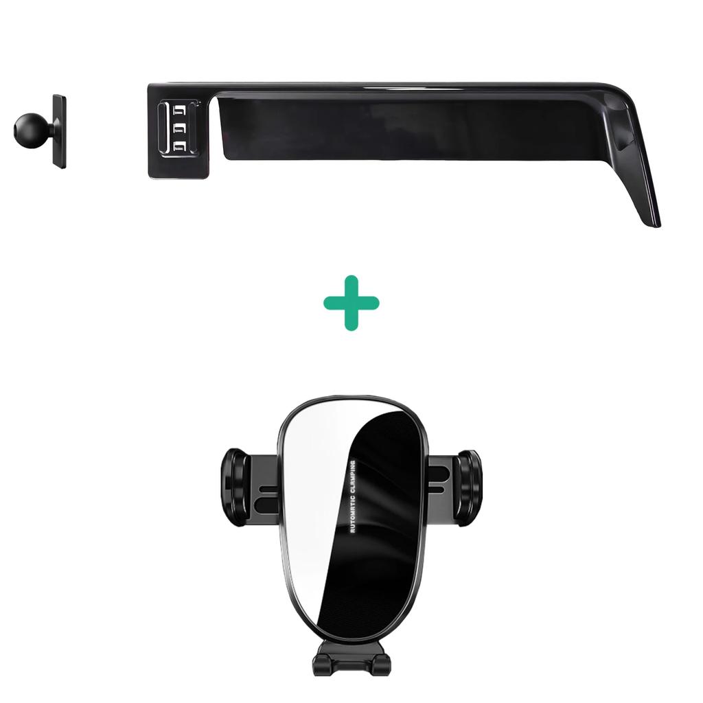 For KIA Sonet 2024 Car Phone Holder Screen Fixed Base 15W Wireless Charging Stand Gravity Mobile Phone Mounts Car Accessories