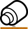 Originální OEM 55256-2G000 Gumové pouzdro / 552562G000 pro Hyundai Elantra 07-12 Kia Optima 06-10