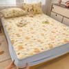 New Winter Milk Velvet Fitted Sheet, Single Piece Thickened Milk Velvet Cartoon Quilted Fitted Sheet, All-inclusive Anti-slip Bed Sheet