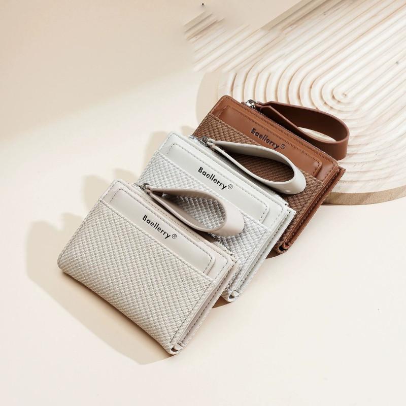 Minimalist Pu Womens Short Wallet With Card Holder And Coin Pocket For Daily Use