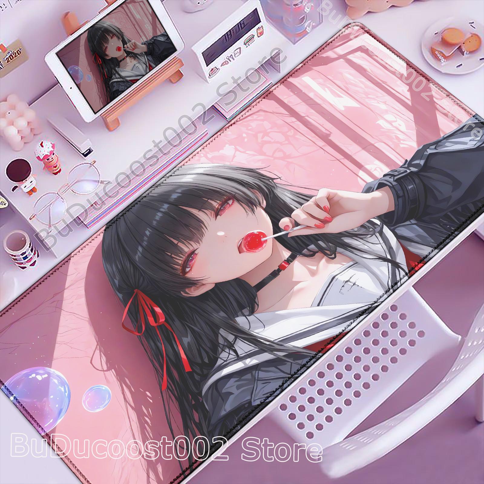 

Wuthering Waves CARLOTTA Mouse Pad Gaming Accessories Aemeath Gamer Keyboard Desk Mat Non-Slip Laptop Large PC Carpet Mousepad 600x300x2mm