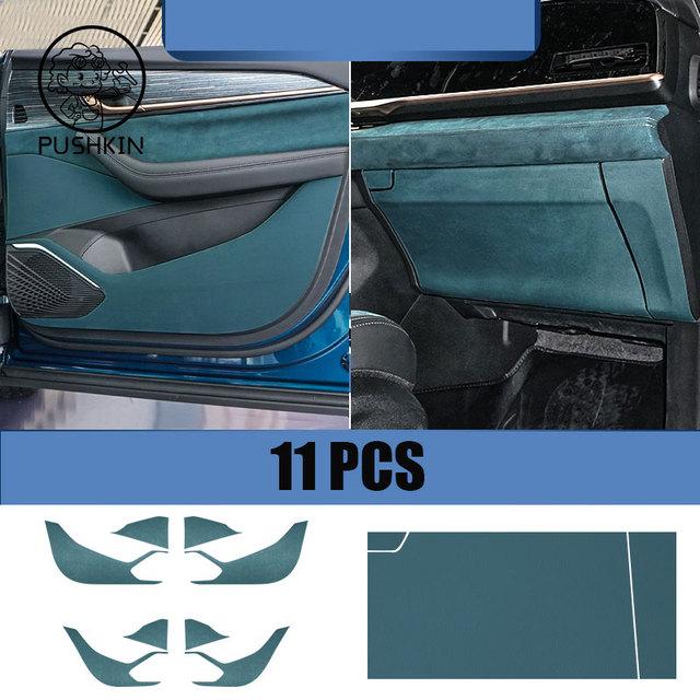 Car Door Anti Kick Pad Leather Protection Film for GEELY Monjaro KX11    Protector Stickers  Trim Car Accessories