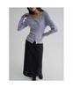 8SECONDS Rib Neck Strap Pullover Violet