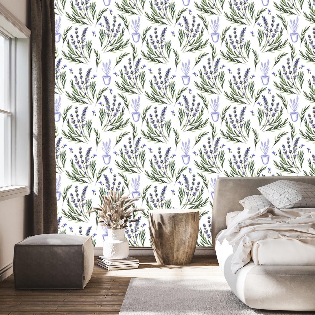 Lavender Wallpaper for Living Room and Bedroom 50x1000