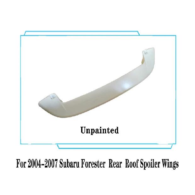 For 2004-2007 Subaru Forester Rear Roof Lip Spoiler Tail Wings ABS Material Black Carbon Car Tuning Styling Body Kit Accessories
