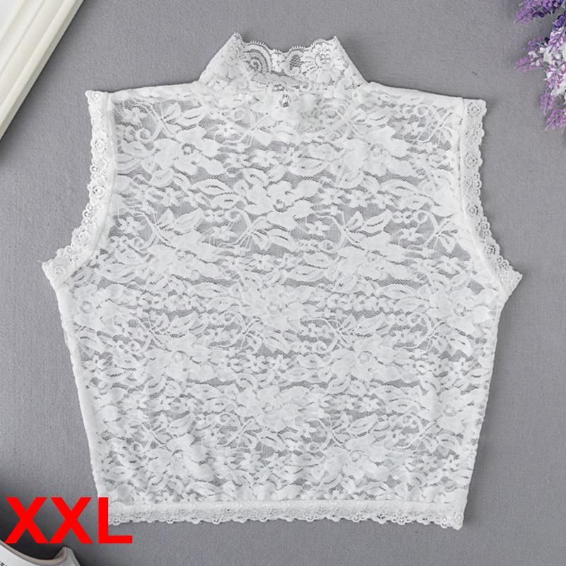 

Женская хлопковая кружевная блузка с искусственным воротником, винтажная съемная рубашка, воротник, накладной воротник, блузка с лацканами, топ, женская одежда, аксессуары