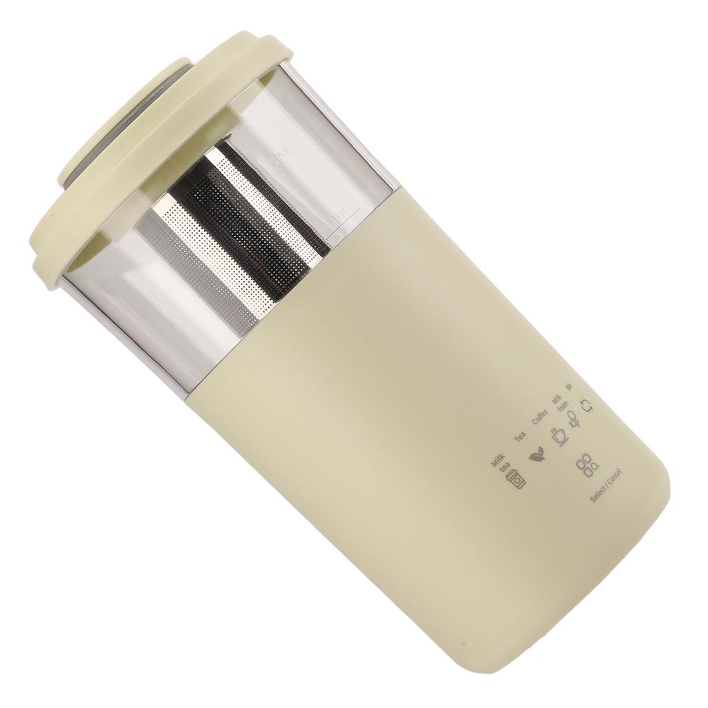 מקציף חלב חשמלי 350 מ"ל ערבול מגנטי חימום קטן נייד מקציף חלב חשמלי קפה