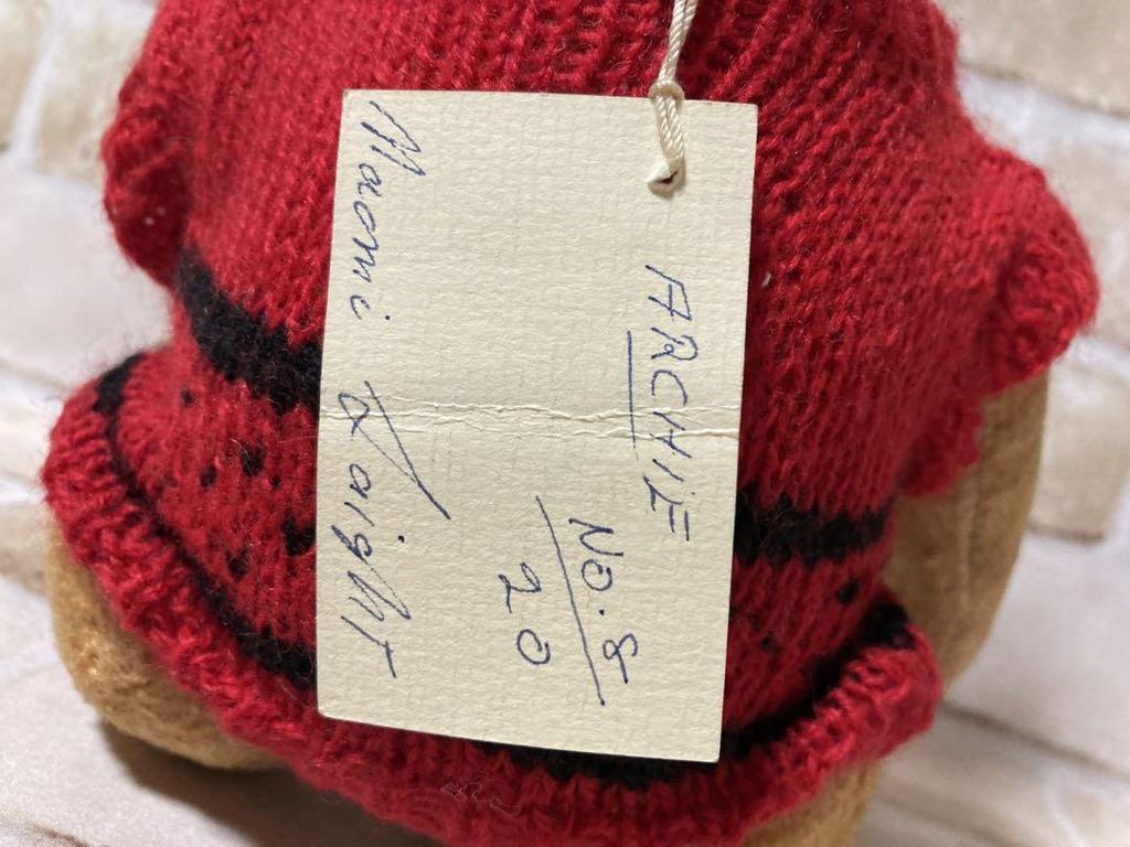 [USED] Teddy Bear Naomi Wright ARCHIE 8/20 ENGLAND Hard To Find, Extremely Rare