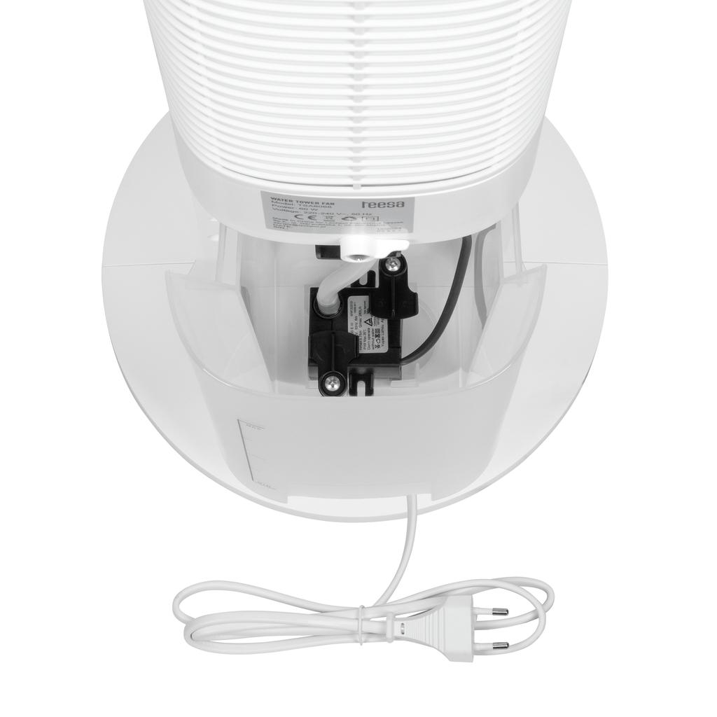 Teesa Water Column Fan, Floor Oscillation, LCD Display, Remote Control