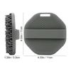 Soft Silicone Body Scrubber Bath Brush With Ergonomic Handle Portable Shower Massage Cleaning Exfoliating Home Tool
