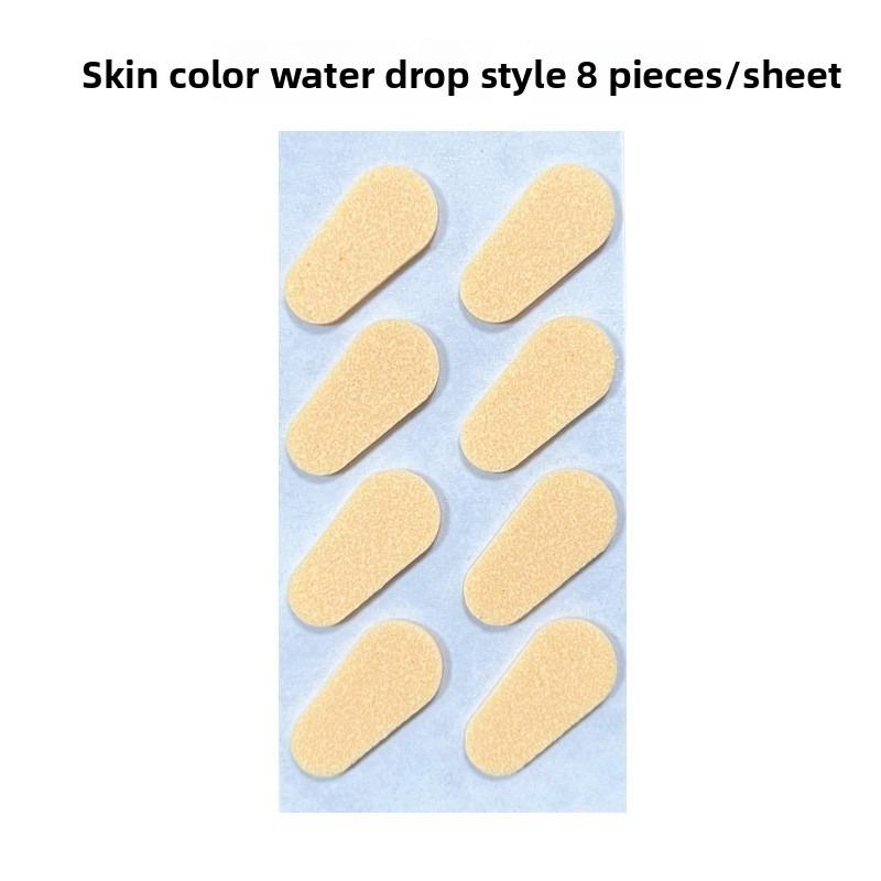 

Мягкие губчатые носоупоры для очков, не оставляют следов давления, не скатывают макияж, противоскользящие, увеличивающая высоту оправа для глаз, удобные носоупоры Water drop телесный