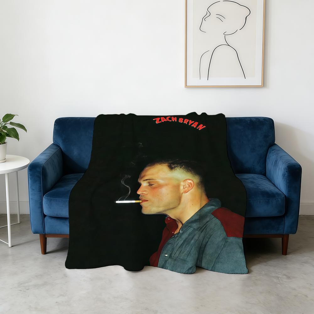 Z-Zach Blanket Super Warm Comfortable Singer Plush Throw Blanket Child Music B-Bryan-ES Home Sofa Bedroom Gift