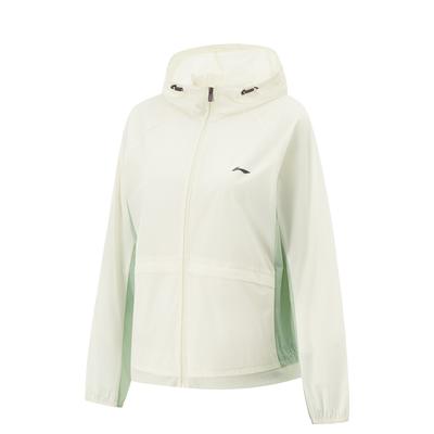 Li-Ning Fitnessi sari High Street Ameerika Vintage Värviplokk Tõmblukuga Kapuutsiga Mugav Hingav Mitmekülgne Vabaaja Päikesekaitse Jakk AFDV156-5