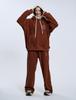 CLEVER FIELD Fleece Outdoor Setup Pants_Brown