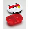 Skater Children's Bento Box, 360ml Capacity, Fluffy Lid, Made in Japan, Single Tier, Dishwasher and Microwave Safe, Pokemon Monster Ball Design, QAF2B