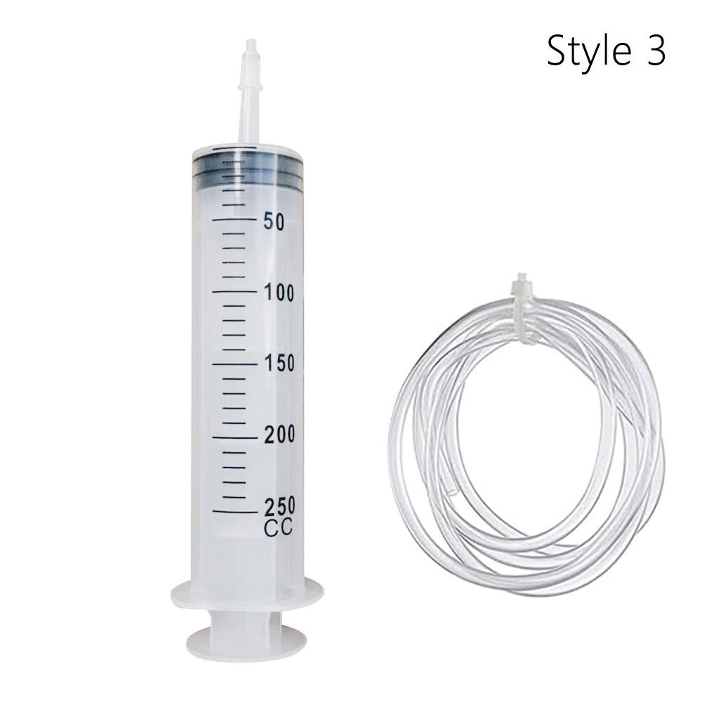 Plastic Big Syringe Large Capacity Feeding Ink Pump Measuring Reusable 150ml-500ml Hose Syringe