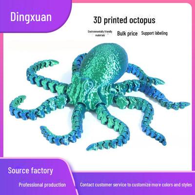 3D Printed Octopus Ornaments - Creative, Movable, and Trendy Hand-Made Gifts
