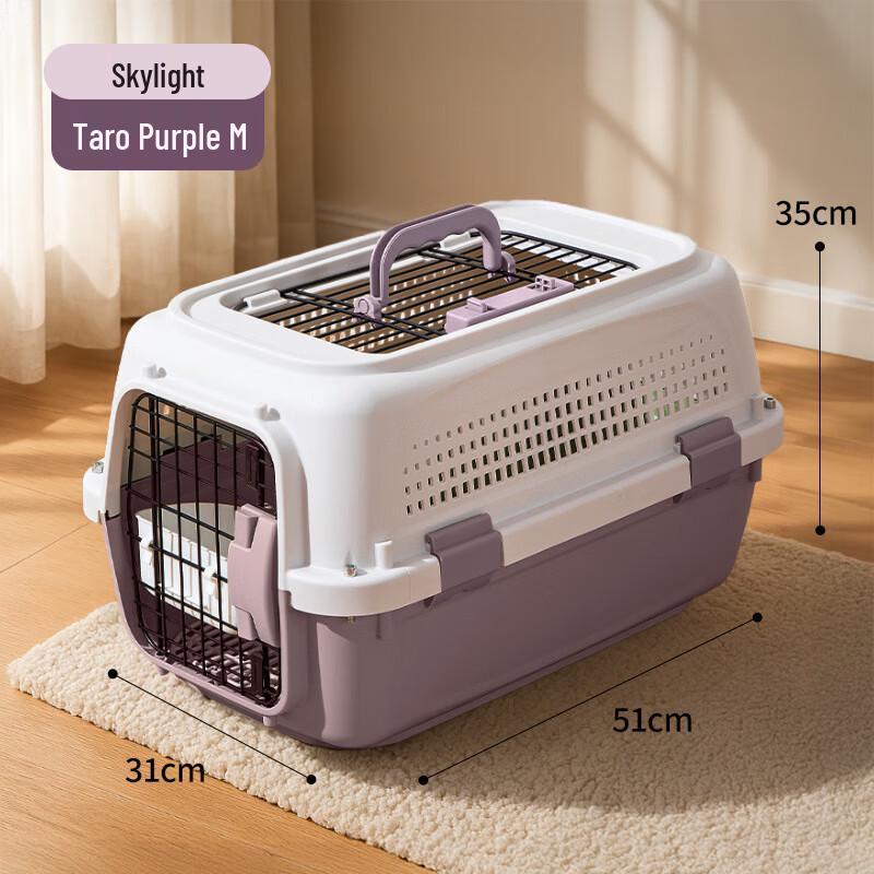 Portable Pet Travel Carrier with Skylight