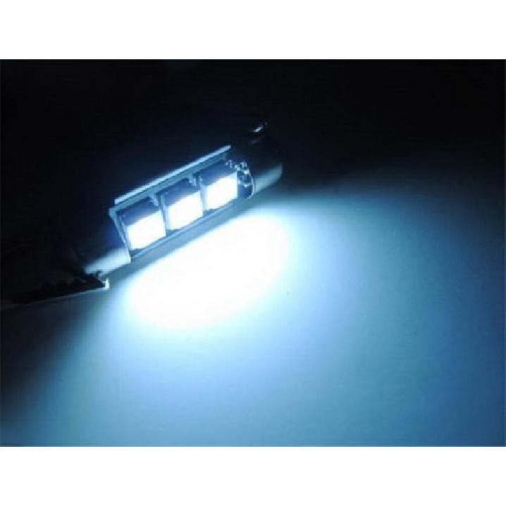 Xenon White 6418 C5W Error Free LED Bulbs For Euro Car License Plate Lights